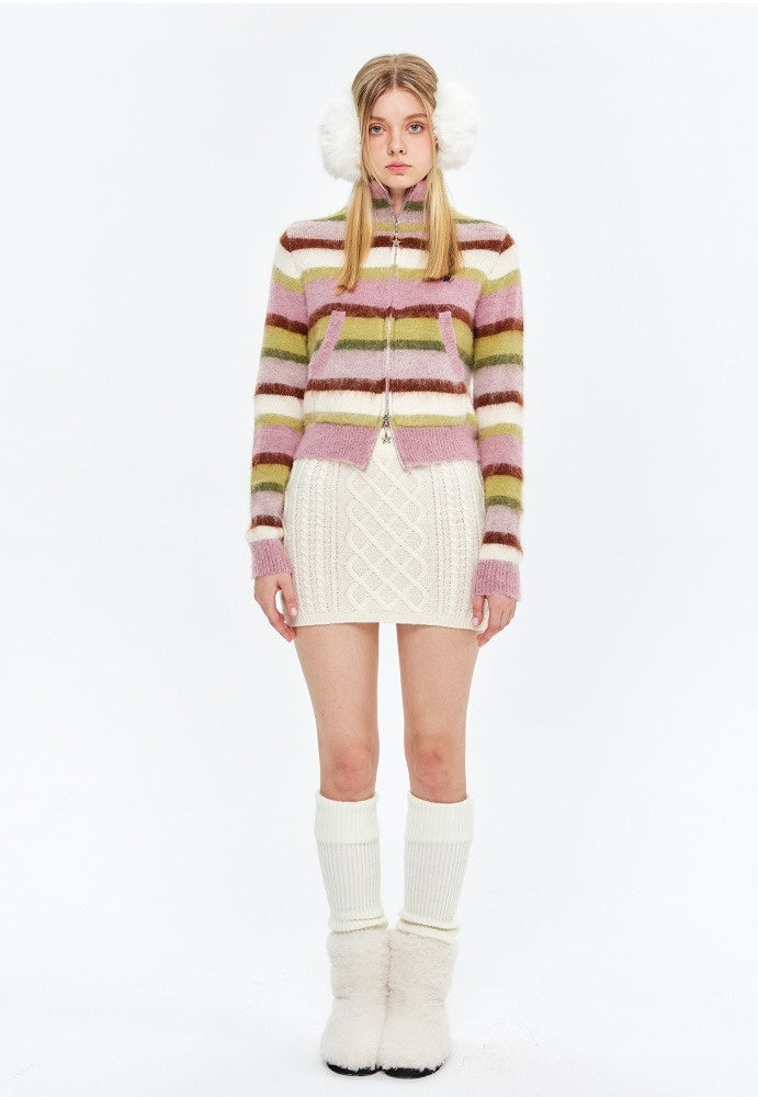 Gracie Colorful Striped Sweater