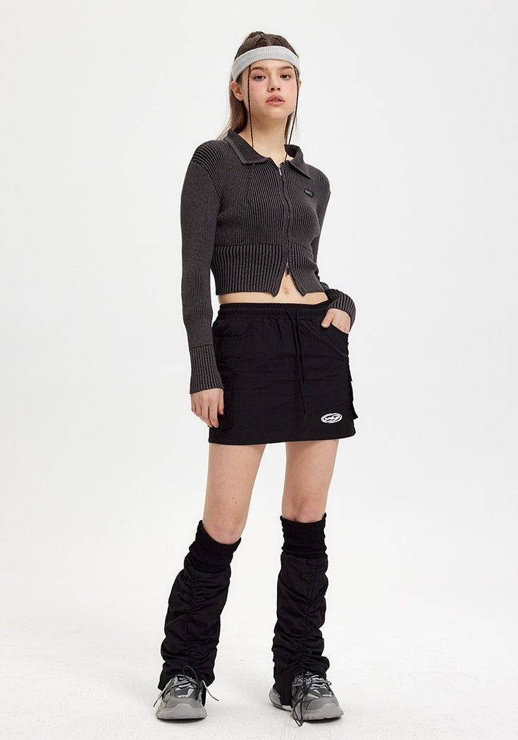 Jess Double Zipper Sweater