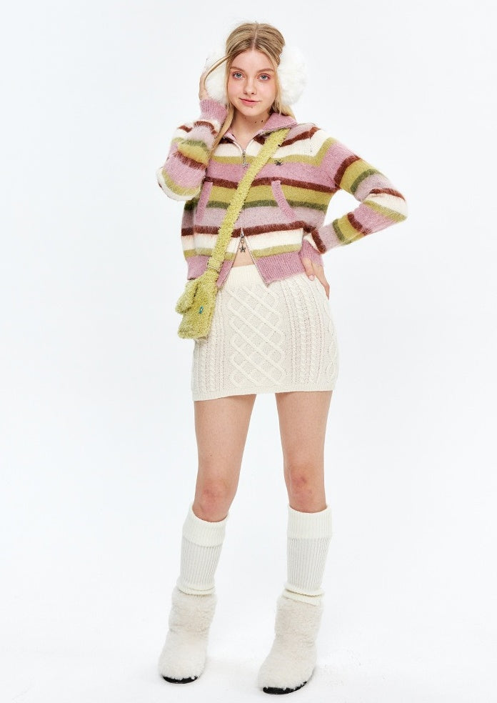 Gracie Colorful Striped Sweater