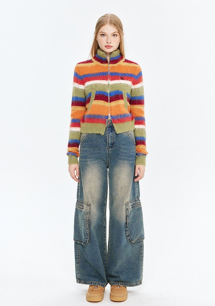 Gracie Colorful Striped Sweater