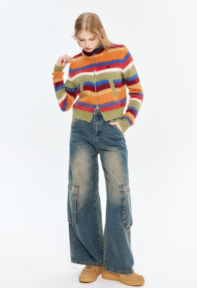 Gracie Colorful Striped Sweater