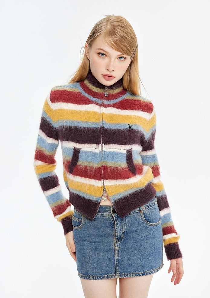 Gracie Colorful Striped Sweater