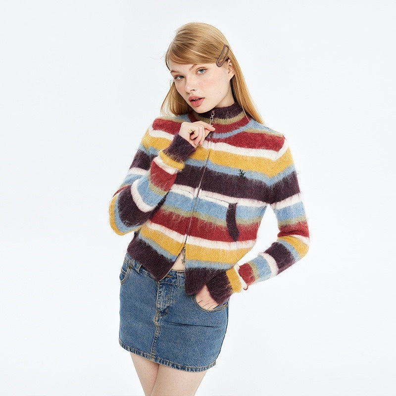 Gracie Colorful Striped Sweater