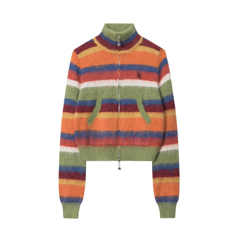 Gracie Colorful Striped Sweater