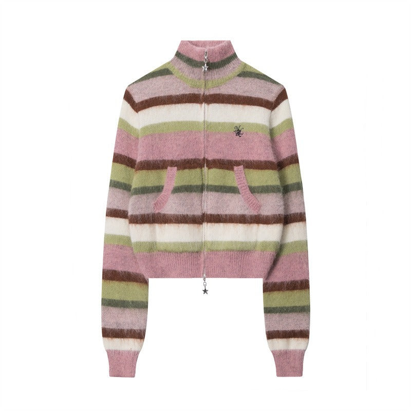 Gracie Colorful Striped Sweater